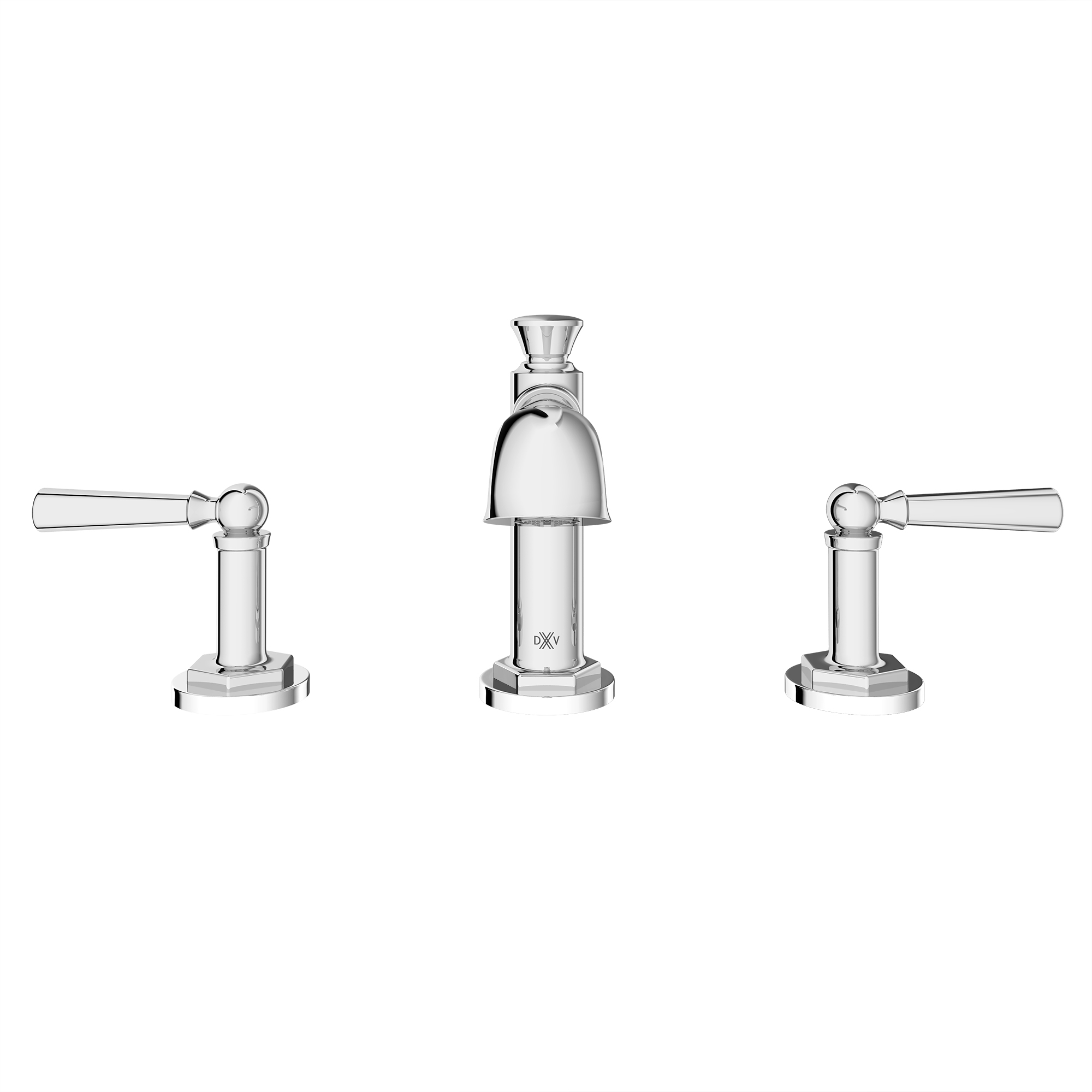 High Spout Widespread With Lever Handles